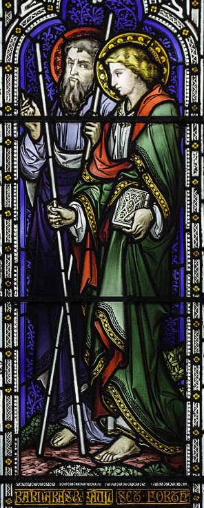 사도 성 바르나바와 사울_photo by Lawrence OP_in the Episcopal Cathedral of Glasgow.jpg